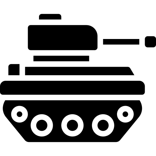 Tank weapon security army icon