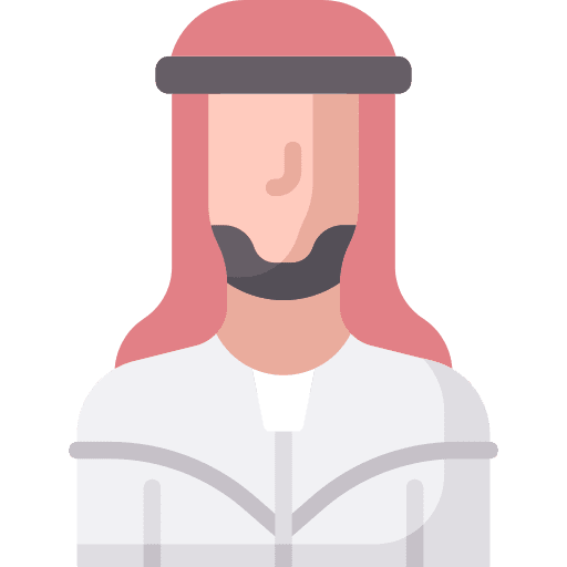 Man arab muslim person icon Man arab muslim person icon