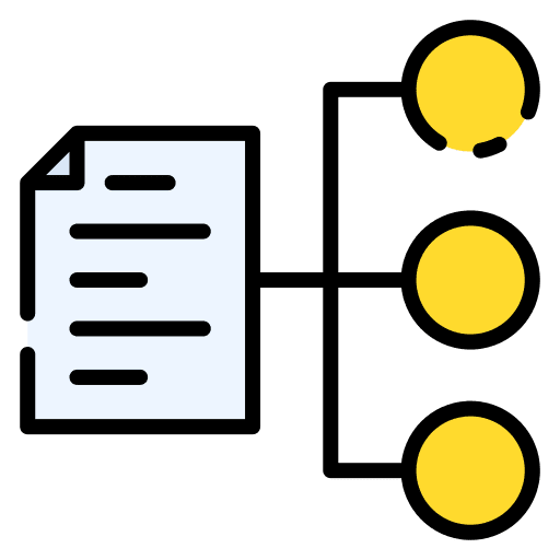 Data flow browser data analytics data icon
