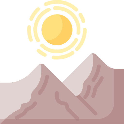 Desert nature desert dunes icon Desert nature desert dunes icon