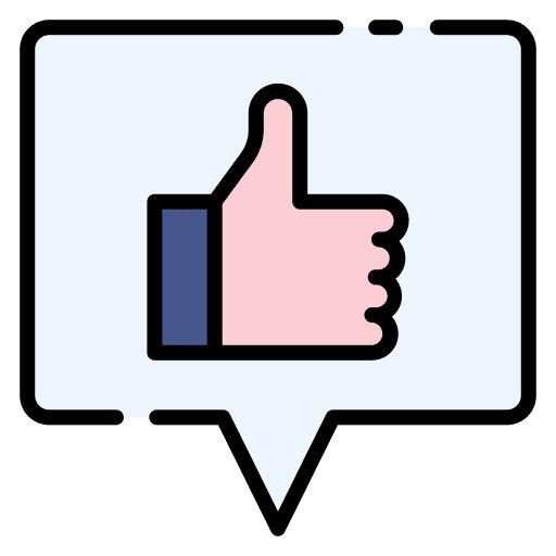 Good review positive survey quality icon Good review positive survey quality icon