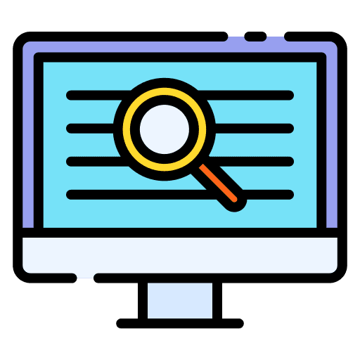 Research marketing analytics zoom icon Research marketing analytics zoom icon