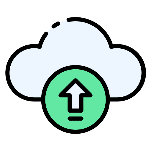 Uploading cloud computing data uploading icon Uploading cloud computing data uploading icon
