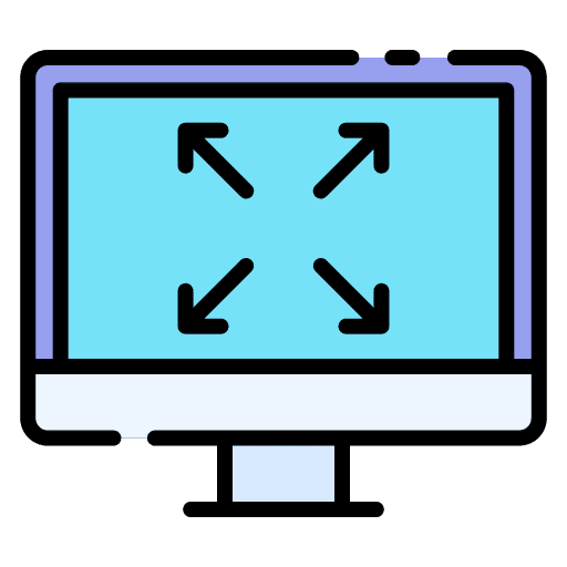 Size sizes direction computer icon Size sizes direction computer icon