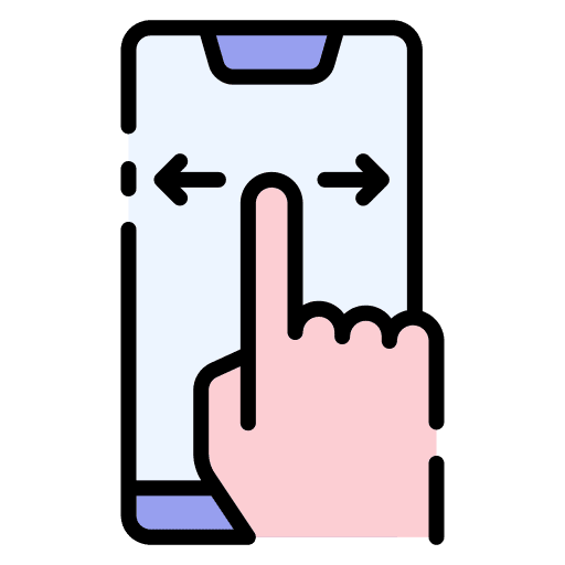 Swipe gestures hand swipe icon Swipe gestures hand swipe icon