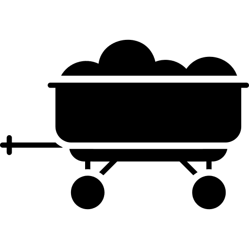 Trailer trailer farming and gardening grain icon