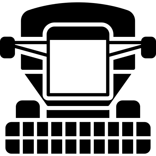Harvester combine harvester transportation harvest icon