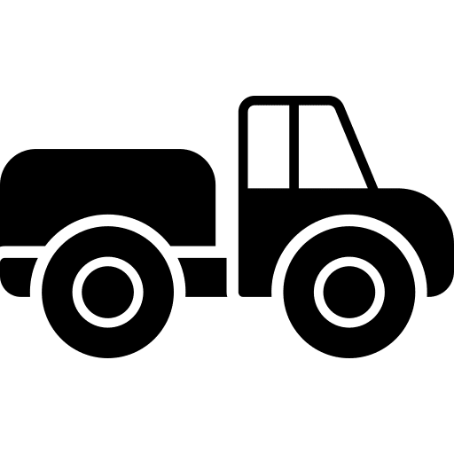 Heavy machinery vehicle truck transport icon