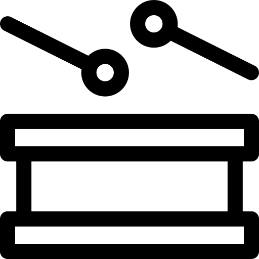Drum musical instrument drum orchestra icon Drum musical instrument drum orchestra icon