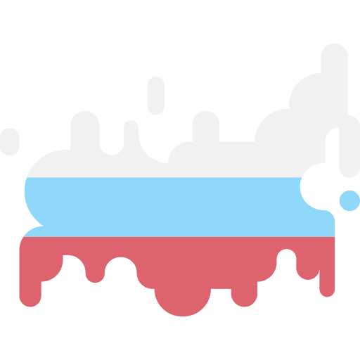 Russia maps and location russia nation icon