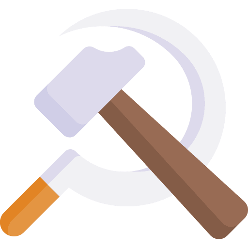 Sickle russian urss sickle icon