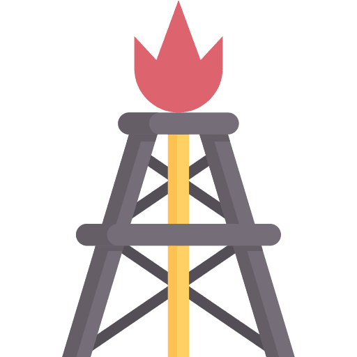 Gas machine industry building icon Gas machine industry building icon