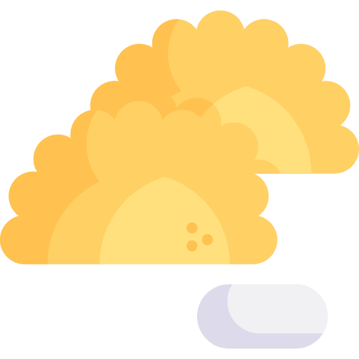 Pelmeni meat traditional food and restaurant icon Pelmeni meat traditional food and restaurant icon