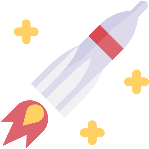 Rocket transportation spacecraft space shuttle icon Rocket transportation spacecraft space shuttle icon