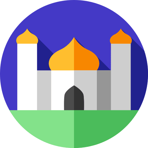 Mosque building landmark mosque icon