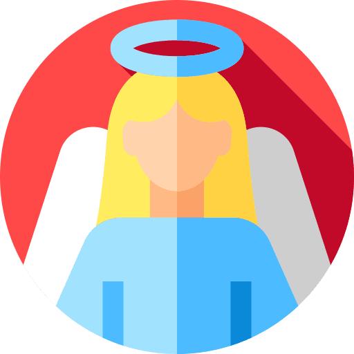 Angel cultures religion blonde icon Angel cultures religion blonde icon