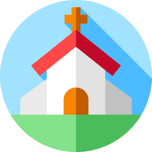 Church monument landmark architectonic icon Church monument landmark architectonic icon