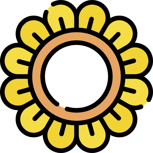 Frame art and design nature floral design icon