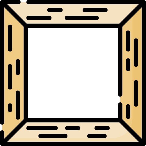Frame frame wood furniture icon
