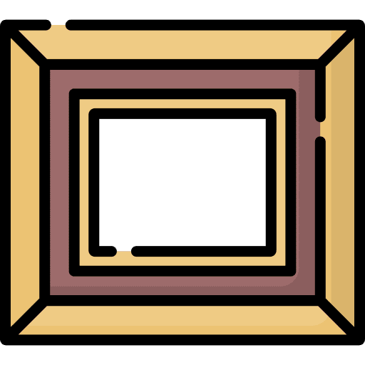 Frame design furniture and household decoration icon Frame design furniture and household decoration icon