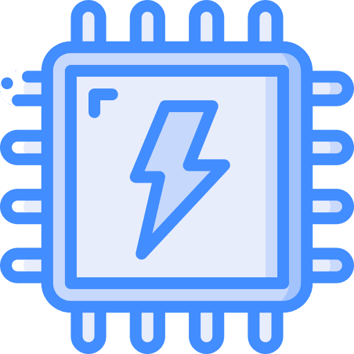 Cpu chip cpu power icon