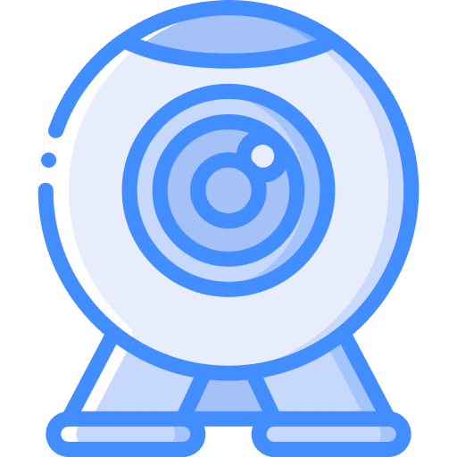 Round webcam hardware electronics webcam icon