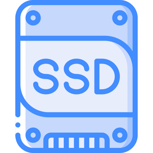 Ssd solid state drive sync ssd icon
