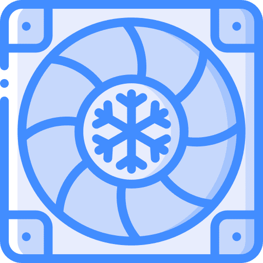 Cooling fan cpu cooling cooling fan icon