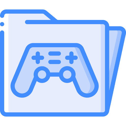 Folder gaming file electronics icon