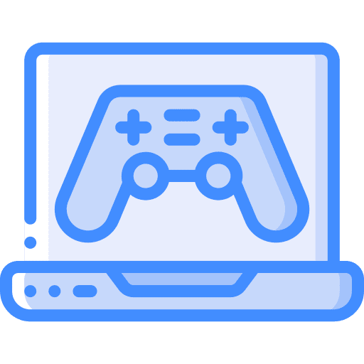 Laptop computer interface electronics icon