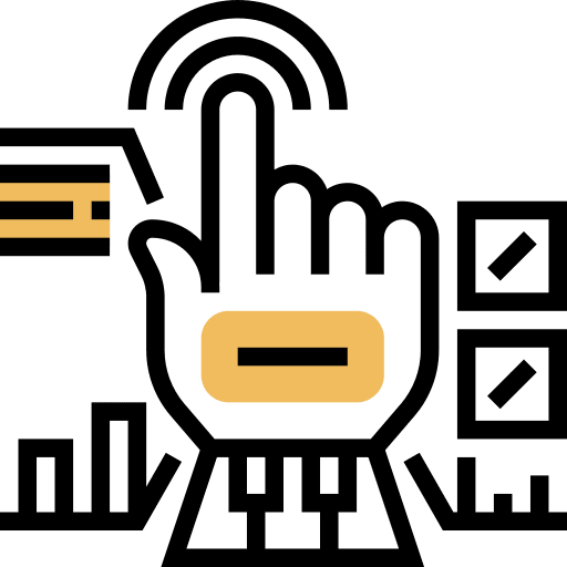 Decision decision electronics management icon