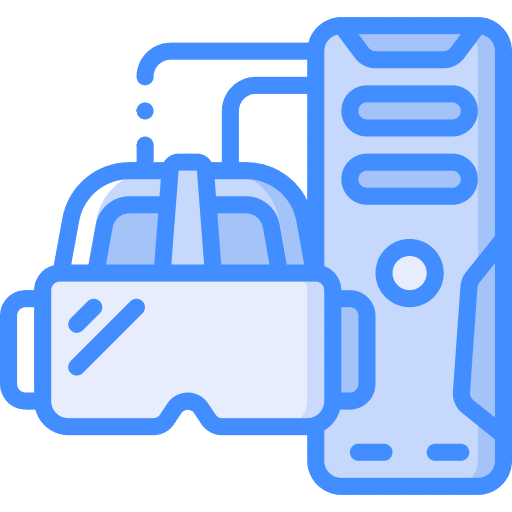 Virtual reality multimedia digital vr glasses icon