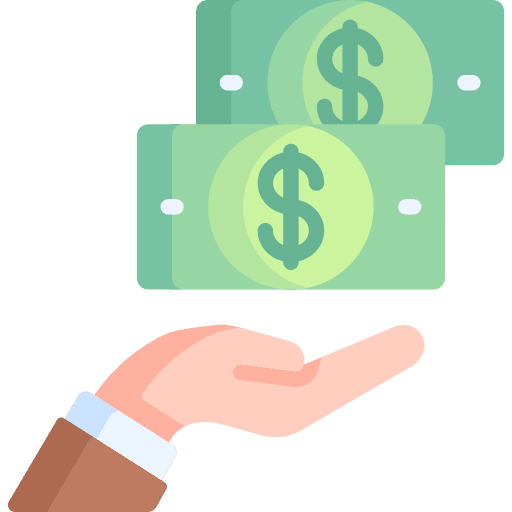 Banknote dollar banknote payment icon