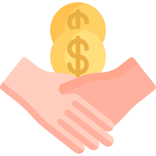 Bribe crime bribe illegal icon