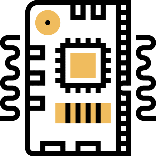 Chip mainboard peripheral device icon Chip mainboard peripheral device icon