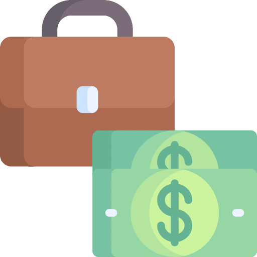 Corruption fraud dollar money icon