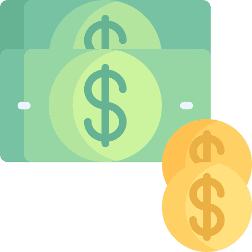 Money money coins cash icon