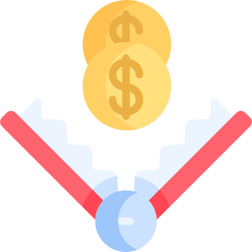 Trap corruption debt bankrupt icon