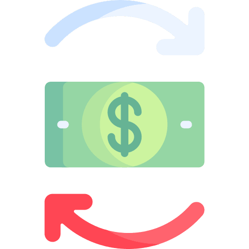 Money business and finance bank money icon