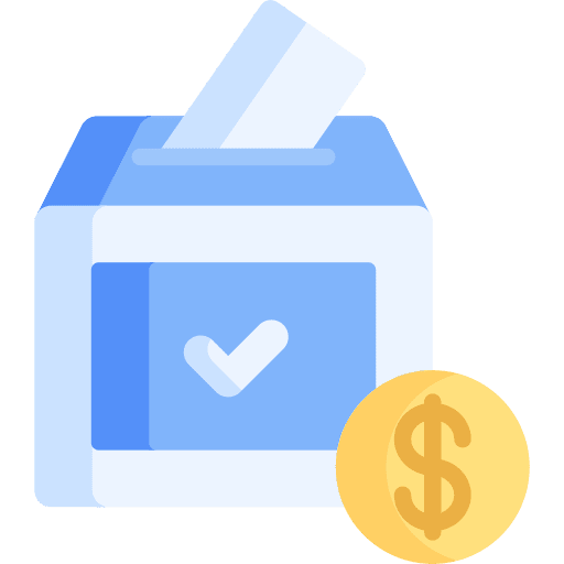 Vote vote box election icon