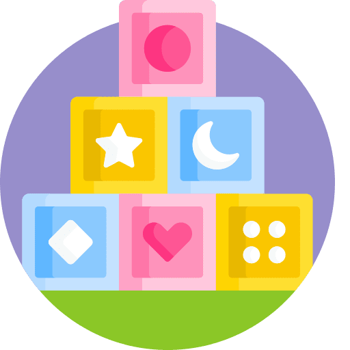 Blocks kid and baby childhood children icon Blocks kid and baby childhood children icon