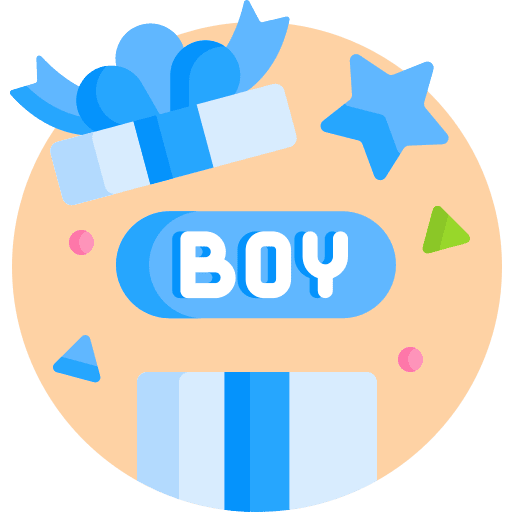 Its a boy box its a boy gift icon Its a boy box its a boy gift icon