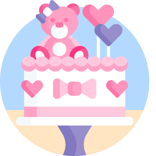 Cake gender baby shower its a girl icon Cake gender baby shower its a girl icon