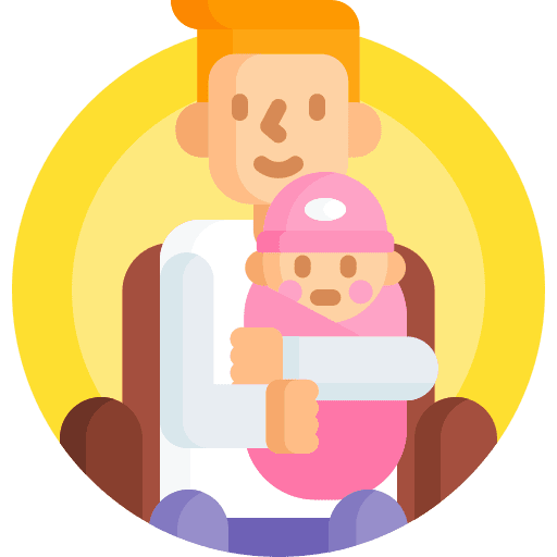 Father user infant dad icon Father user infant dad icon