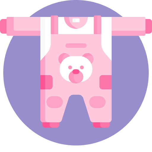 Jumpsuit baby fashion overall icon Jumpsuit baby fashion overall icon