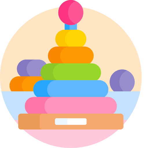 Toy play pyramid children icon Toy play pyramid children icon