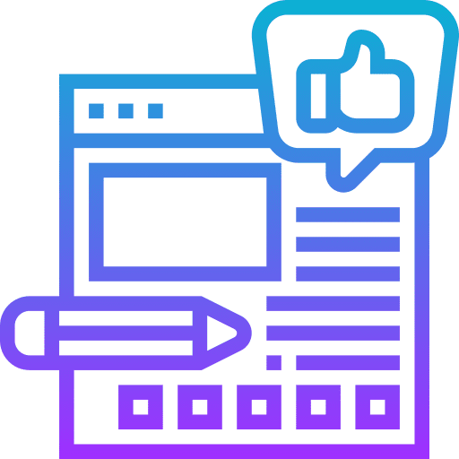 Blogger content media editor icon