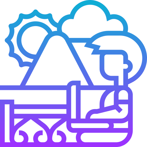 Digital nomad start up working nature icon Digital nomad start up working nature icon