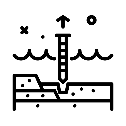 Drill water fuel drill icon