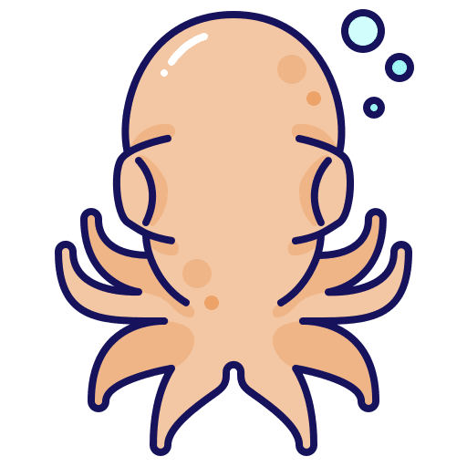 Octopus water wild life animal kingdom icon Octopus water wild life animal kingdom icon
